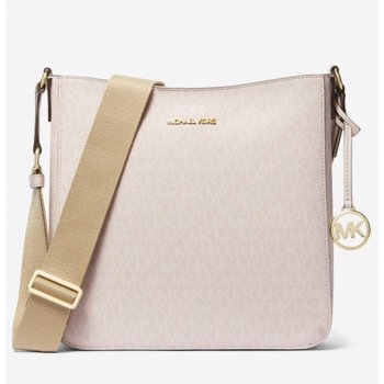 Michael Kors crossbody kabelka messenger jet set travel large logo růžová