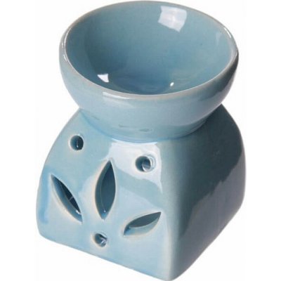 Nefertitis aroma lampa keramická Modré lístky NF59759 cca 6 x 7 cm – Sleviste.cz