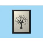 Svatební strom 1 v rámu 33 x 43 cm – Zboží Dáma