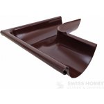 Covernit Lakovaný roh žlabu vnější 333 mm RAL 8017 hnědá – Sleviste.cz