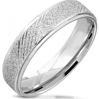 Šperky4U NSS3008 Pánský snubní ocelový prsten NSS3008 6 – Zboží Mobilmania