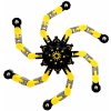 Antistresová hračka mechanický fidget spinner Žlutá