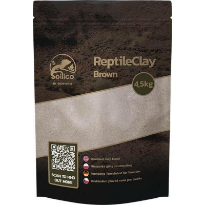 Soilico ReptileClay hnědá 4,5 kg – Hledejceny.cz