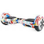 Hoverboard EcoWheel 6,5" standard crazy White – Sleviste.cz