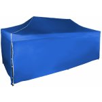 Expodum Nůžkový stan 3x6m ocelový Modrá 4 boční plachty – Zboží Dáma