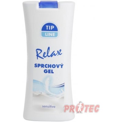 Tip Line Relax sprchový gel Sensitive 500 ml – Zboží Mobilmania