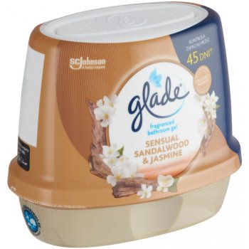 Glade Sensual Sandalwood & Jasmine vonný gel do koupelny 180 g