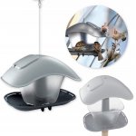 HUKA krmítko pro ptáky BIRDYFEED SQUARE antracit 24,8 cm – Zboží Dáma