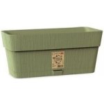 truhlík 30cm OLIV.ZELENÁ ETHICA+miska, š13,v12cm, plast – Hledejceny.cz