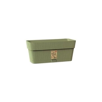 truhlík 30cm OLIV.ZELENÁ ETHICA+miska, š13,v12cm, plast – Hledejceny.cz