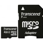 Transcend microSDHC 4 GB Class 4 TS4GUSDHC4 – Hledejceny.cz