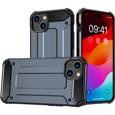 Pouzdro Hybrid Armor Case odolné Apple iPhone 15 modré – Zboží Mobilmania
