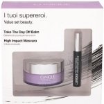 Clinique Take the Day Off Cleansing Balm dámský set odličovací balzám 125 ml + řasenka High Impact 7 ml 01 Black dárková sada – Hledejceny.cz