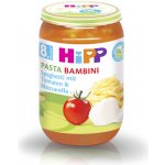 HiPP Bio Rajčata se špagetami a mozzarellou PASTA BAMBINI bezmasý 3 x 220 g – Sleviste.cz