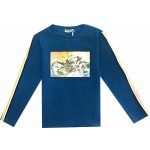 Kugo S3139 Chlapecký svetr modrá – Zboží Dáma