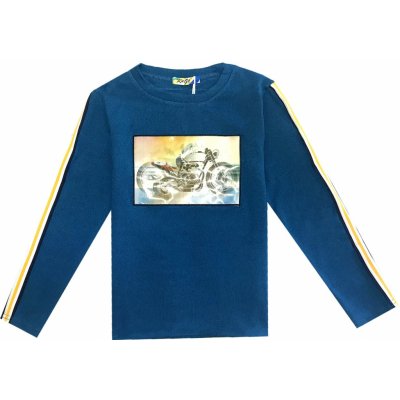 Kugo S3139 Chlapecký svetr modrá – Zboží Dáma