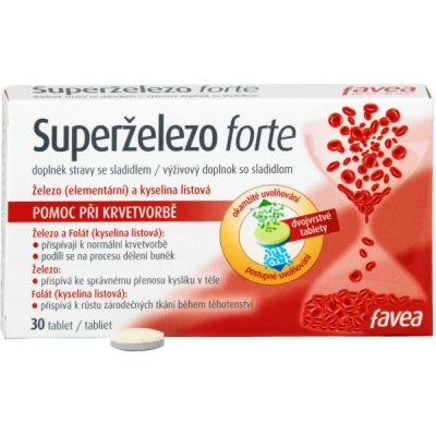 Favea Superželezo forte 30 tablet