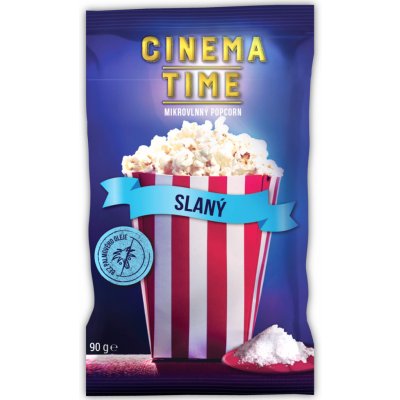 Cinema Time Mikrovlnný popcorn slaný 90 g – Hledejceny.cz