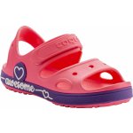 Coqui dětské sandály Yogi New rouge & Dk. lila růžová – Zboží Mobilmania