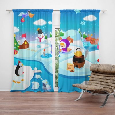 Sablio Závěs Antarktida: 2ks 140x250cm – Hledejceny.cz