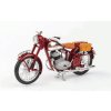 Abrex JAWA 350 PÉRÁK 1950 Tmavě Červená s brašnama 1:18