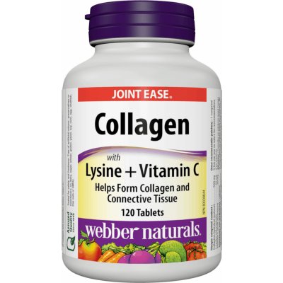 Webber Naturals Collagen + Lysine + Vitamín C 120 tablet – Hledejceny.cz