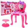 mamido Dětský toaletní stolek s příslušenstvím růžový