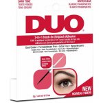 Duo 2in1 Set Adhesive Latex & Formaldehyd Free šetrné lepidlo na umělé řasy hypoalergenní černé a čiré průhledné 5 g – Zboží Dáma