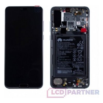 LCD Displej + Dotykové sklo + Rám Huawei P20 Pro - originál – Zboží Mobilmania