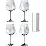 Nachtmann skleničky na gin s tonikem 4 ks 640 ml + 4 brčka, Nachtmann 103143 – Sleviste.cz