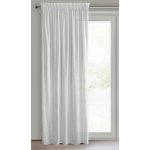 Dekorační vzorovaná záclona s řasící páskou HEDA bílá/stříbrná 140x270 cm (cena za 1 kus) MyBestHome – Zboží Mobilmania