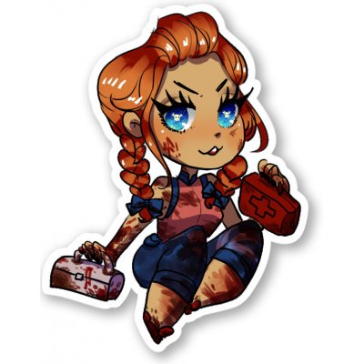 Dead by Daylight Samolepka Cartoon Meg – Zboží Živě