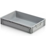 TBA Plastová Euro přepravka 600 x 400 x 120 cmmm plný úchyt – Zboží Dáma