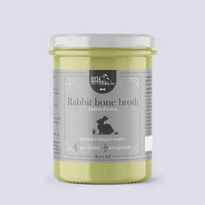 Syta micha Vývar z králičích kostí 400 ml – Sleviste.cz