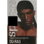 Durag Šátek Black Černá – Zboží Mobilmania
