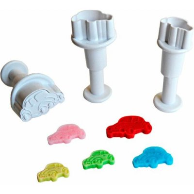 Dekofee Cakesupplies Sada pístových vypichovaču Auta mini - 3 velikosti – Zboží Dáma