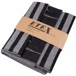 Prima obchod Utěrka z egyptské bavlny barva 11 černá 50 x 70 cm 3 ks – Zboží Mobilmania