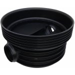 MIDAS Dno šachtové PP 600/250 přímé bez těsnění černé – Sleviste.cz