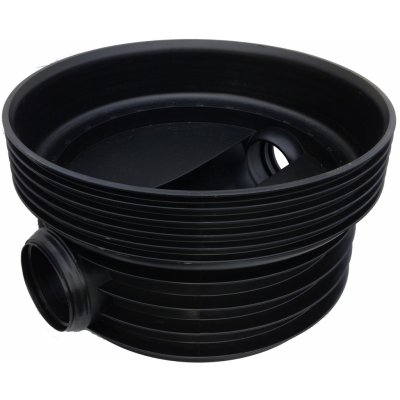 MIDAS Dno šachtové PP 600/250 přímé bez těsnění černé – Sleviste.cz