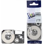 Alternativní páska Casio XR-9WE, 9mm x 8m černý tisk / bílý podklad – Zboží Živě