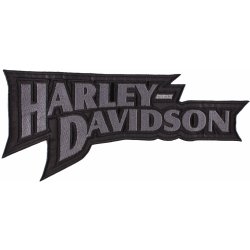 Nášivka Harley Davidson nápis šedá - velká alternativy - Heureka.cz