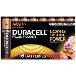 Duracell Plus Power AAA 16ks MN2400B16 – Zboží Živě
