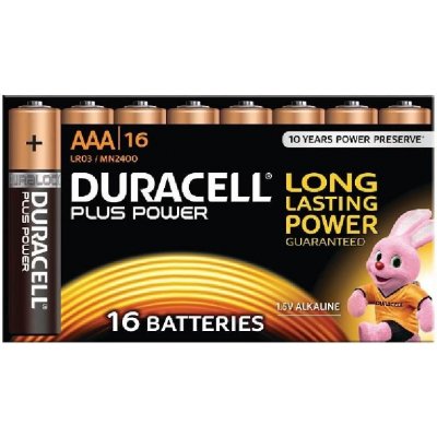 Duracell Plus Power AAA 16ks MN2400B16