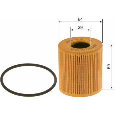 Olejový filtr BOSCH 1 457 429 249 – Hledejceny.cz
