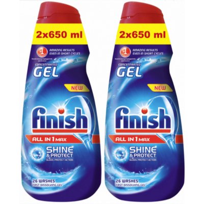 Finish All in 1 Max Shine & Protect gel 2 x 650 ml – Zbozi.Blesk.cz