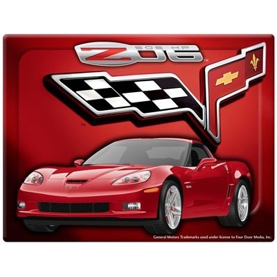 ROADMICE Mouse Pad - Corvette (Red)