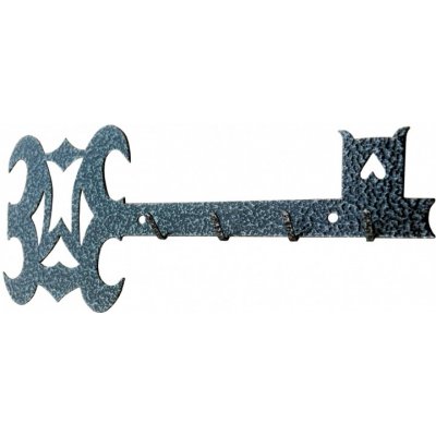HARMONY věšák na klíče - černostříbrná patina (300x120 mm) SHAR 230 – Zboží Dáma