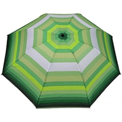 Skládací pruhovaný deštník Danken zelený