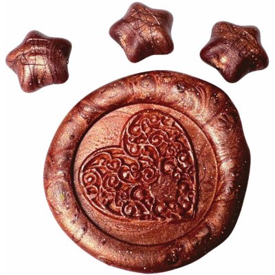 Creatissimo Vosk pro pečetění ve tvaru Hvězdičky Bronz 50 g – Hledejceny.cz
