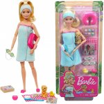 Barbie wellness blond vlasy – Zboží Mobilmania